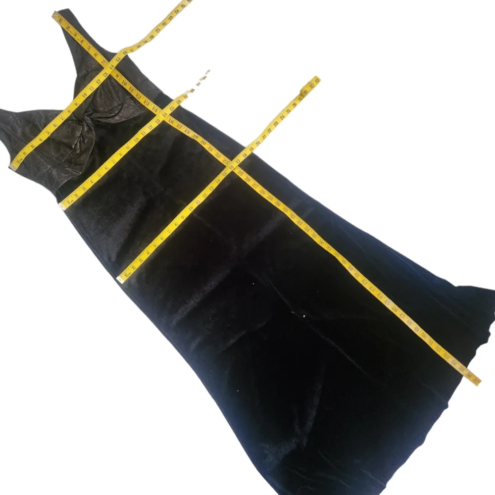 PATRA Black & Silver Velvet Jacquard Evening Gown - Size 10 - Picture 11 of 14